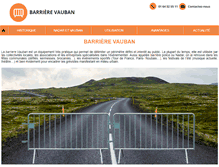 Tablet Screenshot of barriere-vauban.com